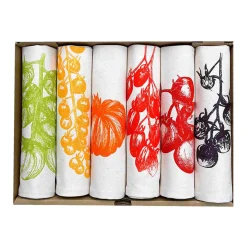 Lottie Day Set of 6 Tomato Napkins Hot
