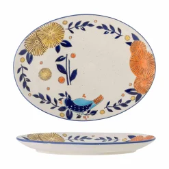 Bloomingville Lynna Floral Serving Plate, 34cm Sale
