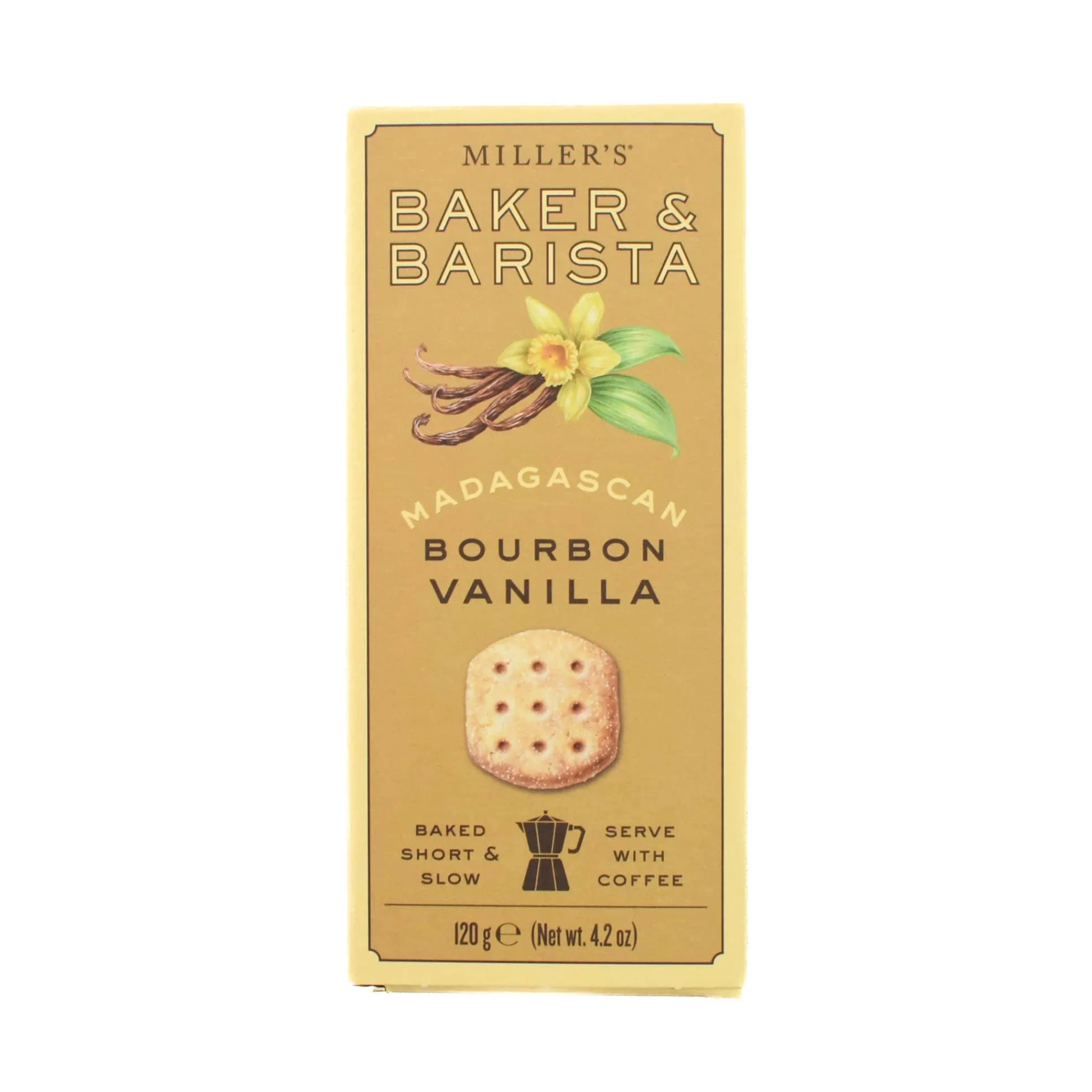 Baker & Barista Madagascan Bourbon Vanilla Biscuits, 120g