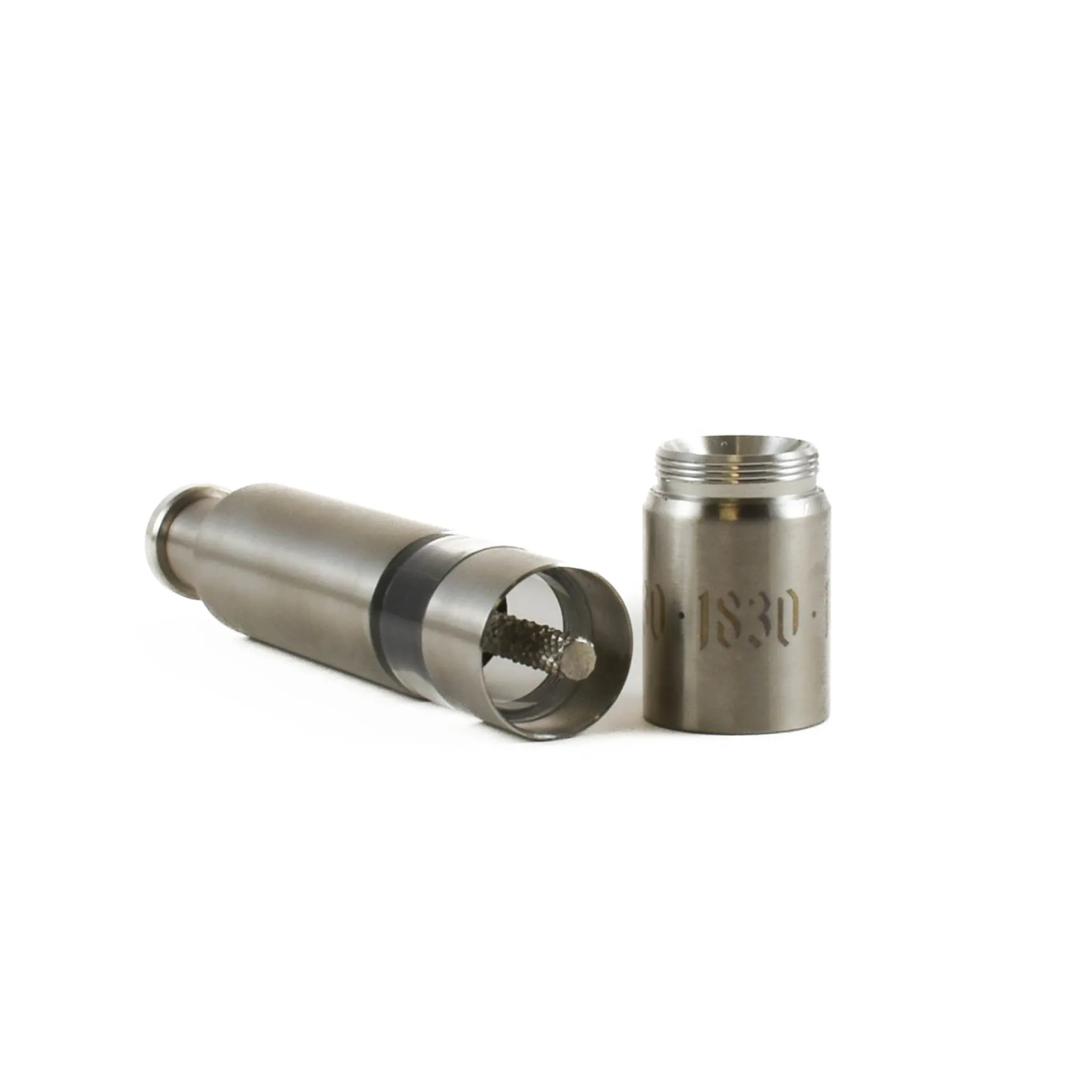 Maison Bremond Stainless Steel Push Pepper Grinder