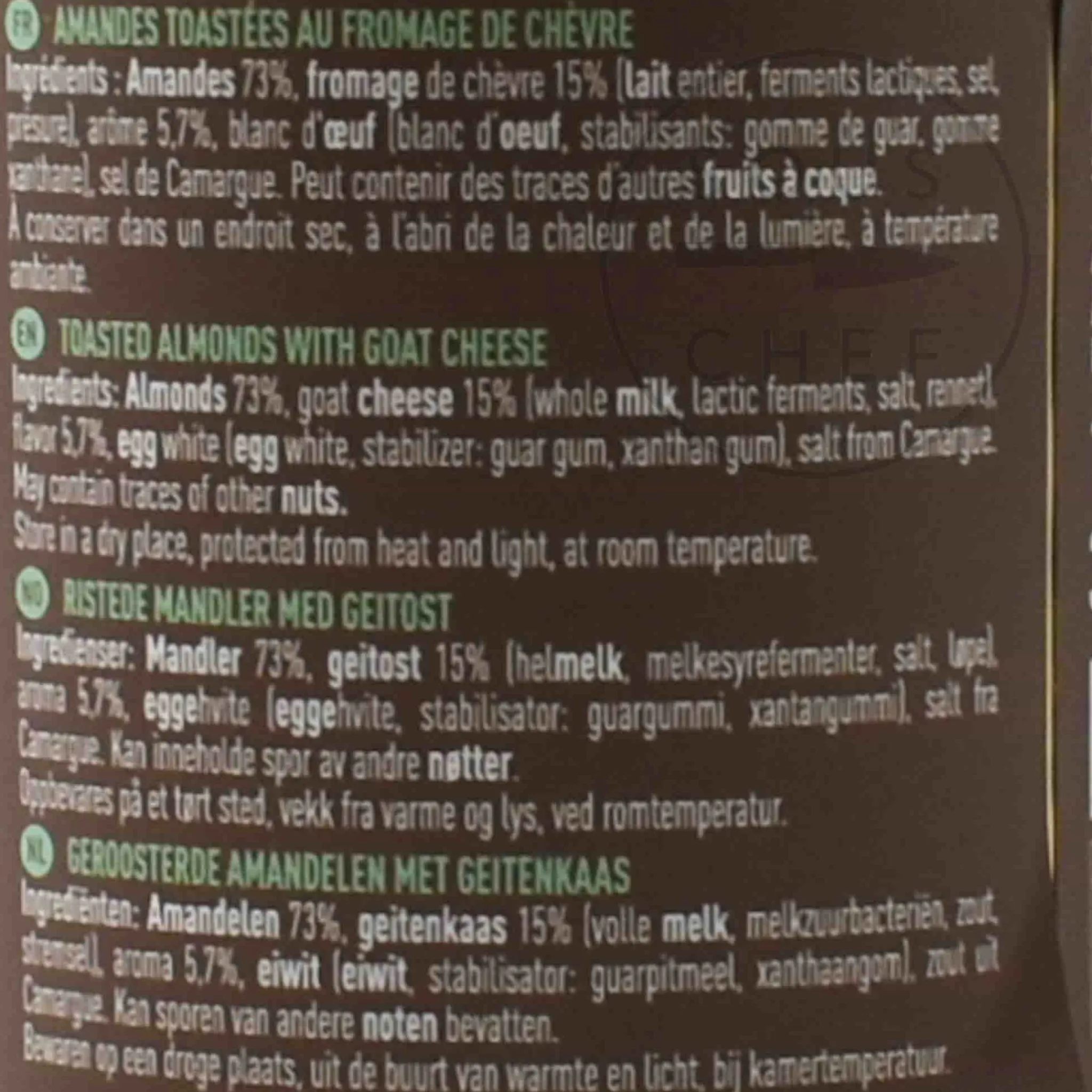 Maison Bremond Toasted Almonds with Goats Cheese, 100g Best