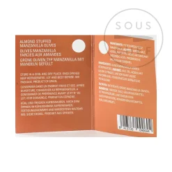 Ole Olives Manzanilla Olives Stuffed with Almond, 580g