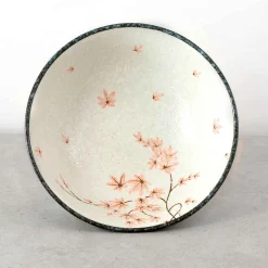 Kiji Stoneware & Ceramics Maple Leaf Ramen Bowl, 21cm Clearance