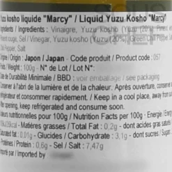 OHYAMA FOODS Marcy Liquid Yuzu Kosho, 100g New