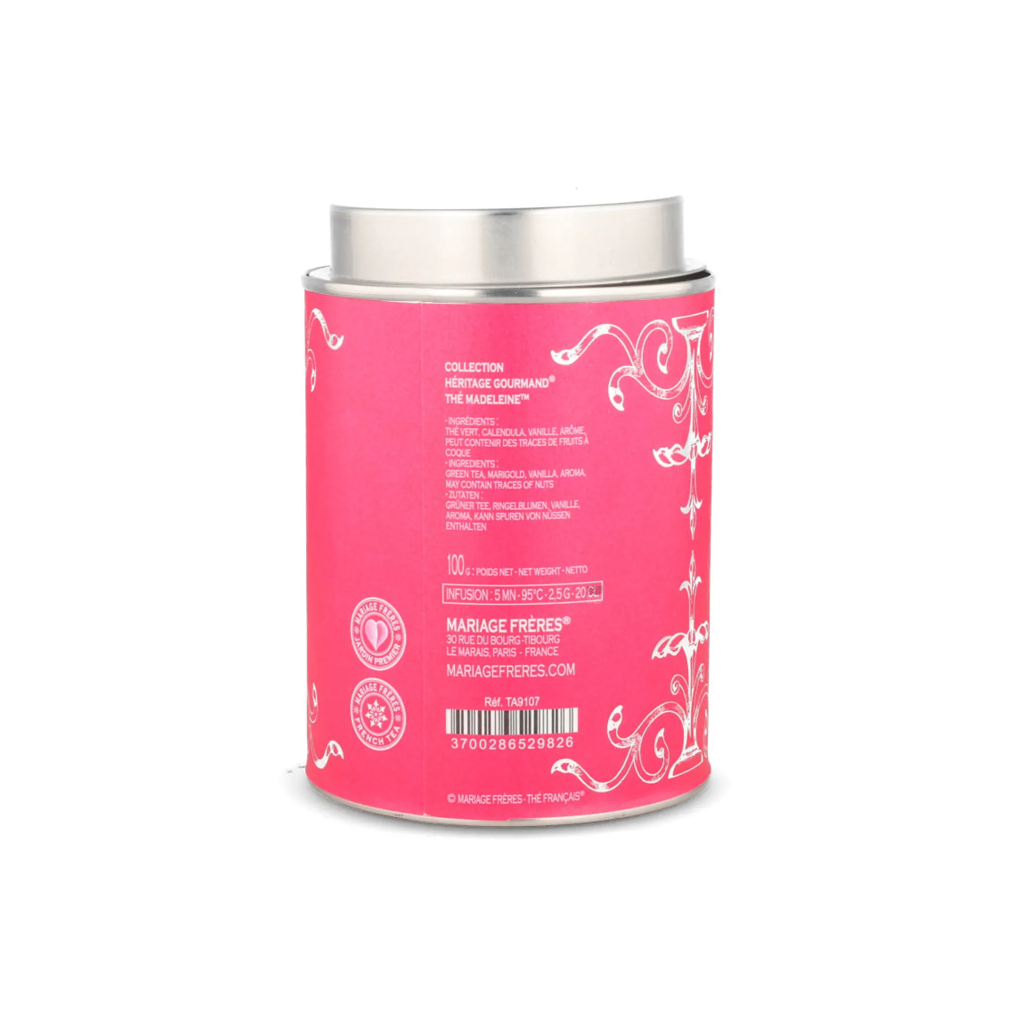 Mariage Freres Heritage Gourmand Madeleine Green Loose Tea, 100g Online