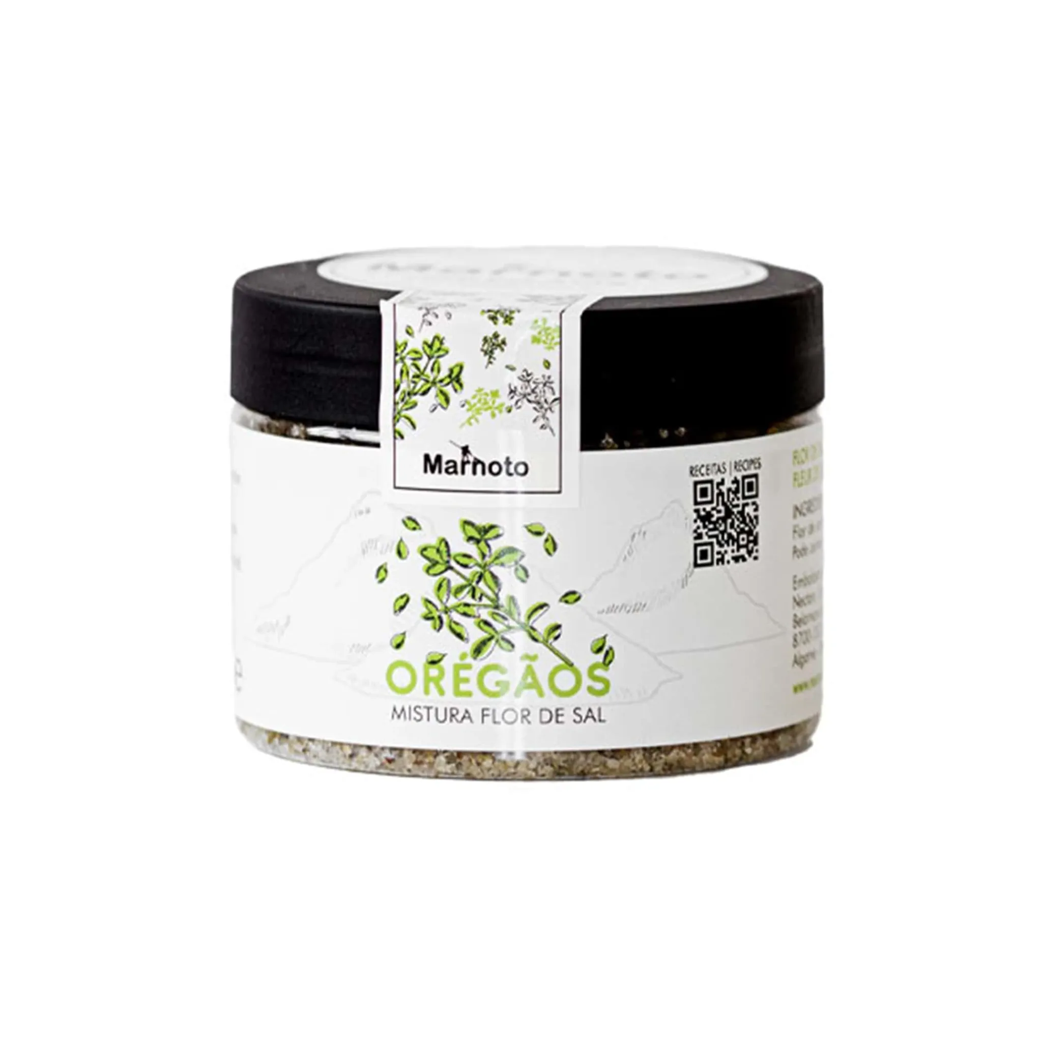 Marnoto Fleur De Sel with Oregano, 125g Clearance