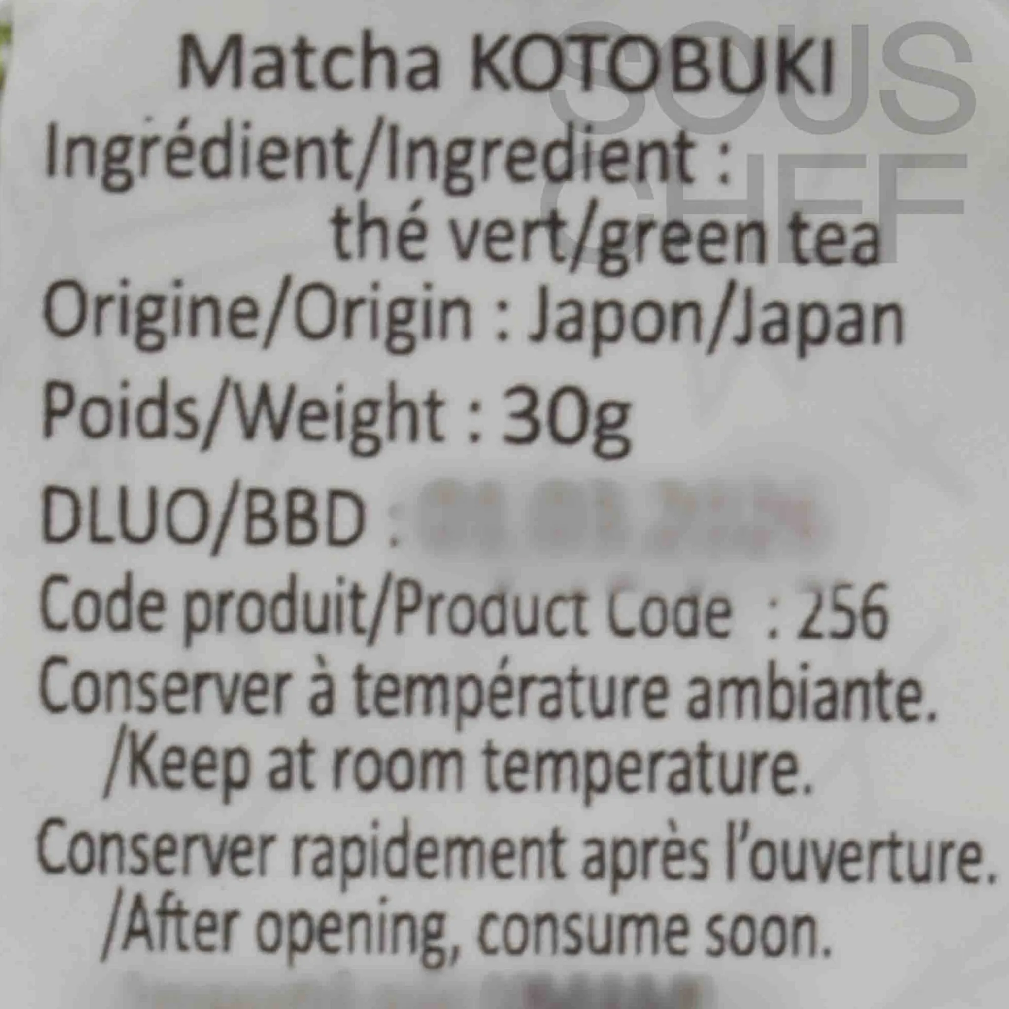 YAMASU SUGIMOTO SHOTEN Matcha Kotobuki, 30g Discount