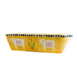 Materia Gallina Yellow Goat Rectangular Roasting Dish Best