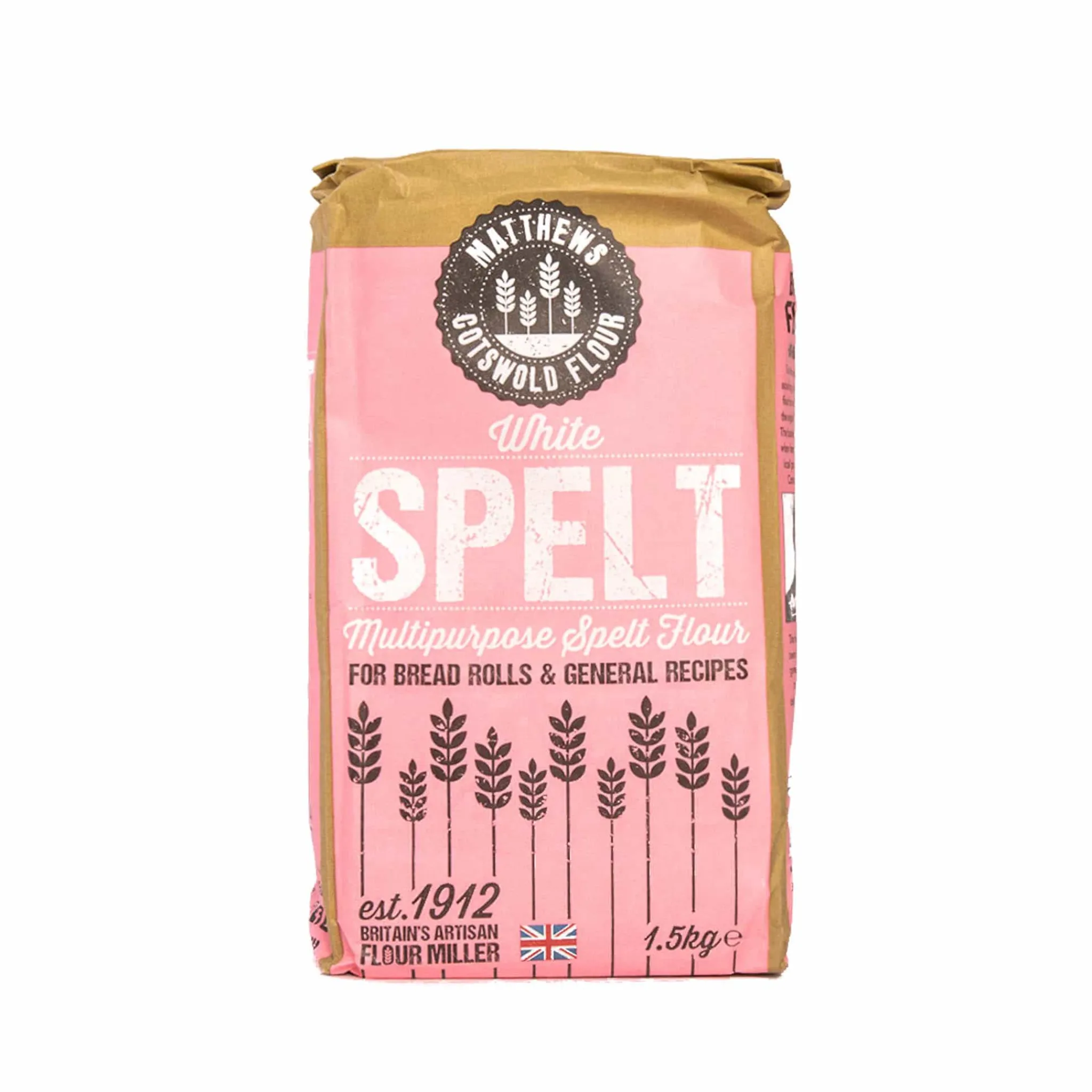 Matthews Cotswold Flour Matthews Cotswold Stoneground Light Spelt Flour, 1.5kg Hot