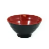 R&B Melamine Red & Black Rice & Soup Bowl, 12cm