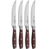 Messermeister Avanta Pakkawood 4 Piece Steak Knife Set, Brown Best