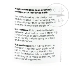 Cool Chile Co Mexican Oregano, 20g Clearance