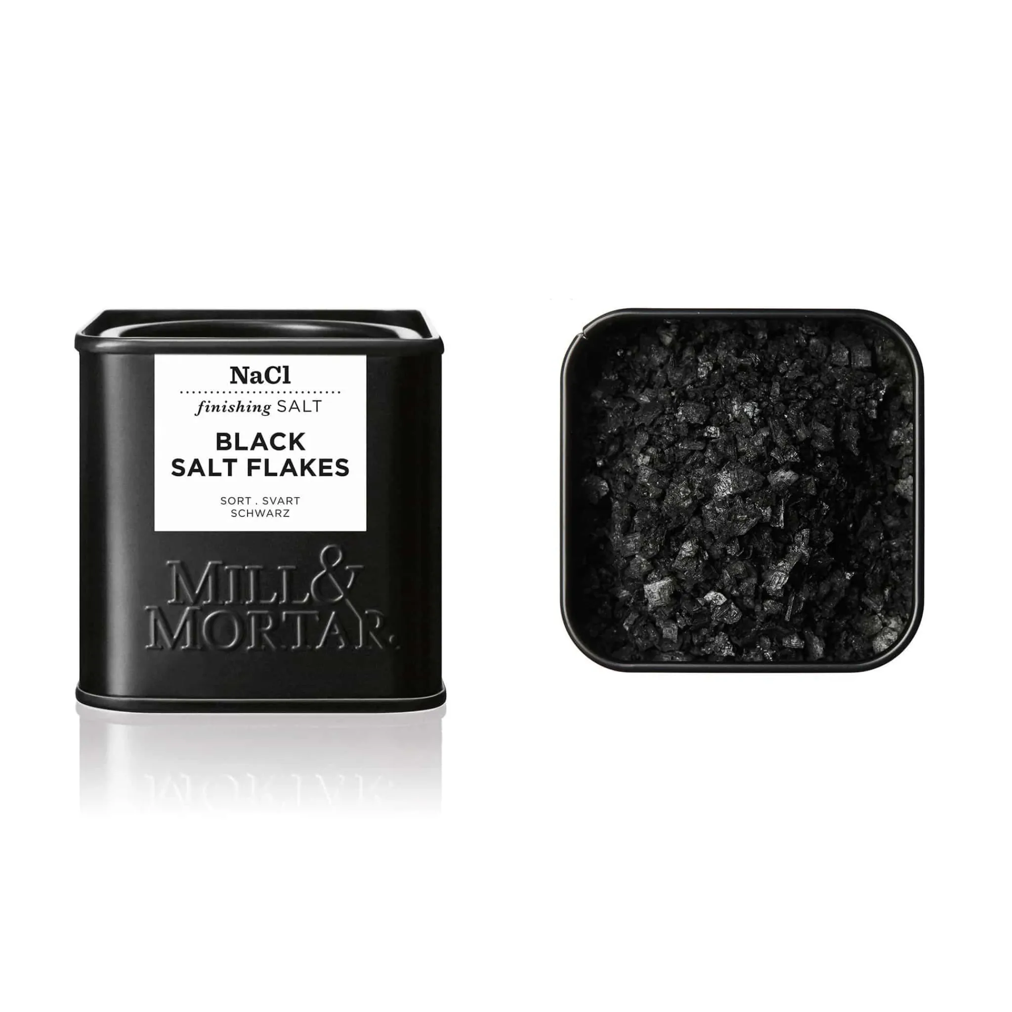 Mill & Mortar Black Salt Flakes, 80g Sale
