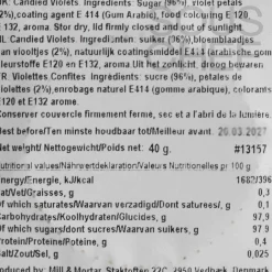 Mill & Mortar Crystallised Violet Pieces, 40g