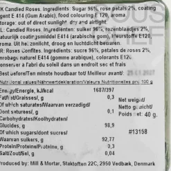 Mill & Mortar Crystallised Rose Pieces, 40g Sale