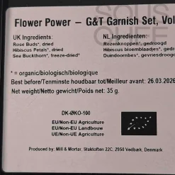 Mill & Mortar Gin Botanicals Garnish Set - Flower Power Best