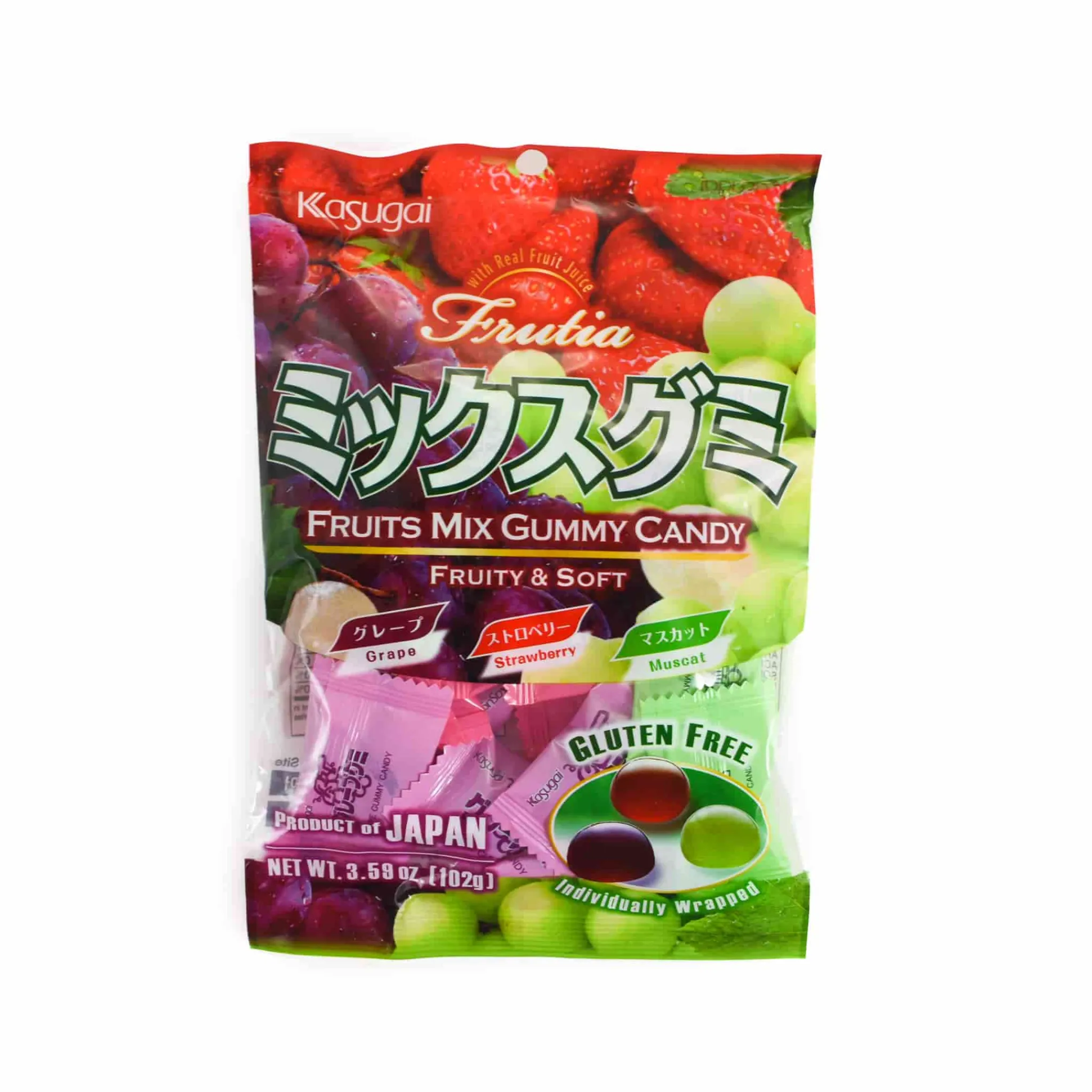 KASUGAI Mixed Fruit Gummies, 102g Discount