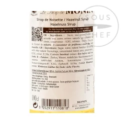 Monin Hazelnut Syrup, 1 litre Discount