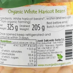 Monjardín Monjardin Organic Haricot Beans, 325g Discount