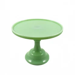 Mosser Glass Jade Milk Glass Cake Stand Best