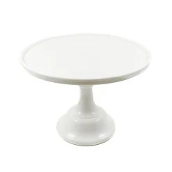 Mosser Glass White Milk Glass Cake Stand Best