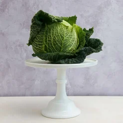 Mosser Glass White Milk Glass Cake Stand Best