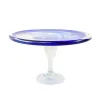 Alessandro Coppola Murano Glass Blue Cake Stand, 25cm Online