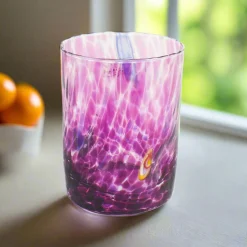 Alessandro Coppola Murano Glass Tumbler, Purple Hot
