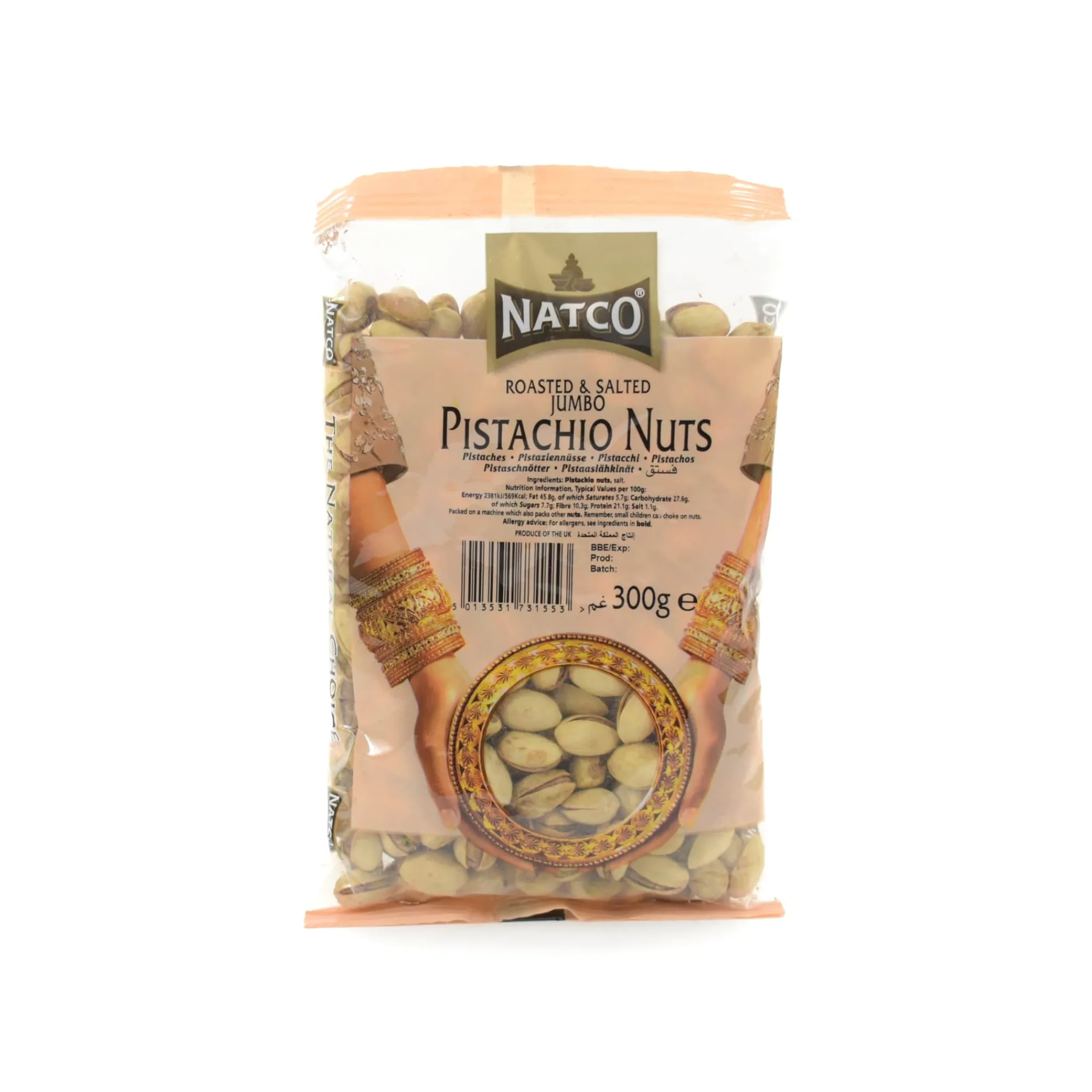 Natco Roasted & Salted Pistachios, 300g Discount