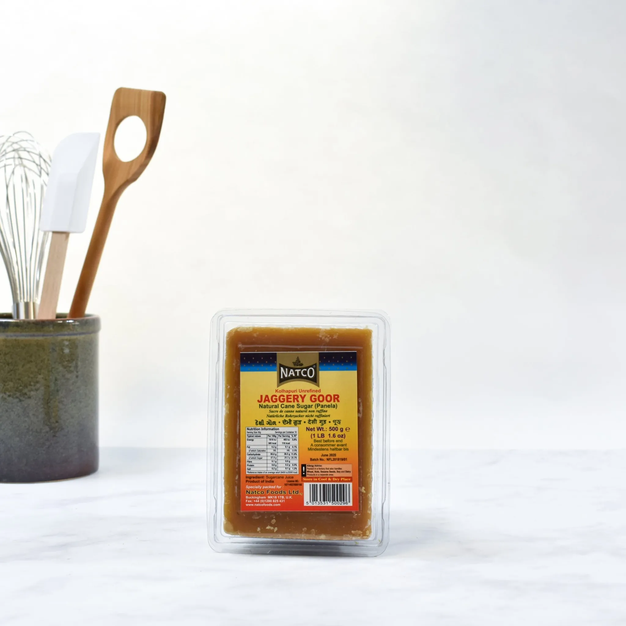 Natco Unrefined Jaggery, 500g Hot
