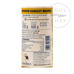 Navarrico Alubias - Haricot Beans, 720g New