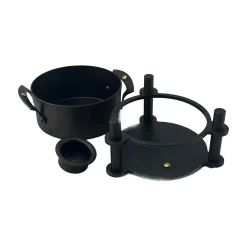 Netherton Foundry Spun Iron Fondue Set, 975ml