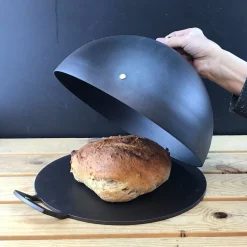 Netherton Foundry Spun Iron Baking Cloche with Baking Plate Hot