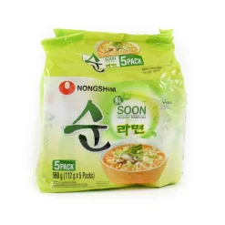Nongshim Veggie Soon Ramyun Multi Pack Noodles, 5 x 112g Outlet