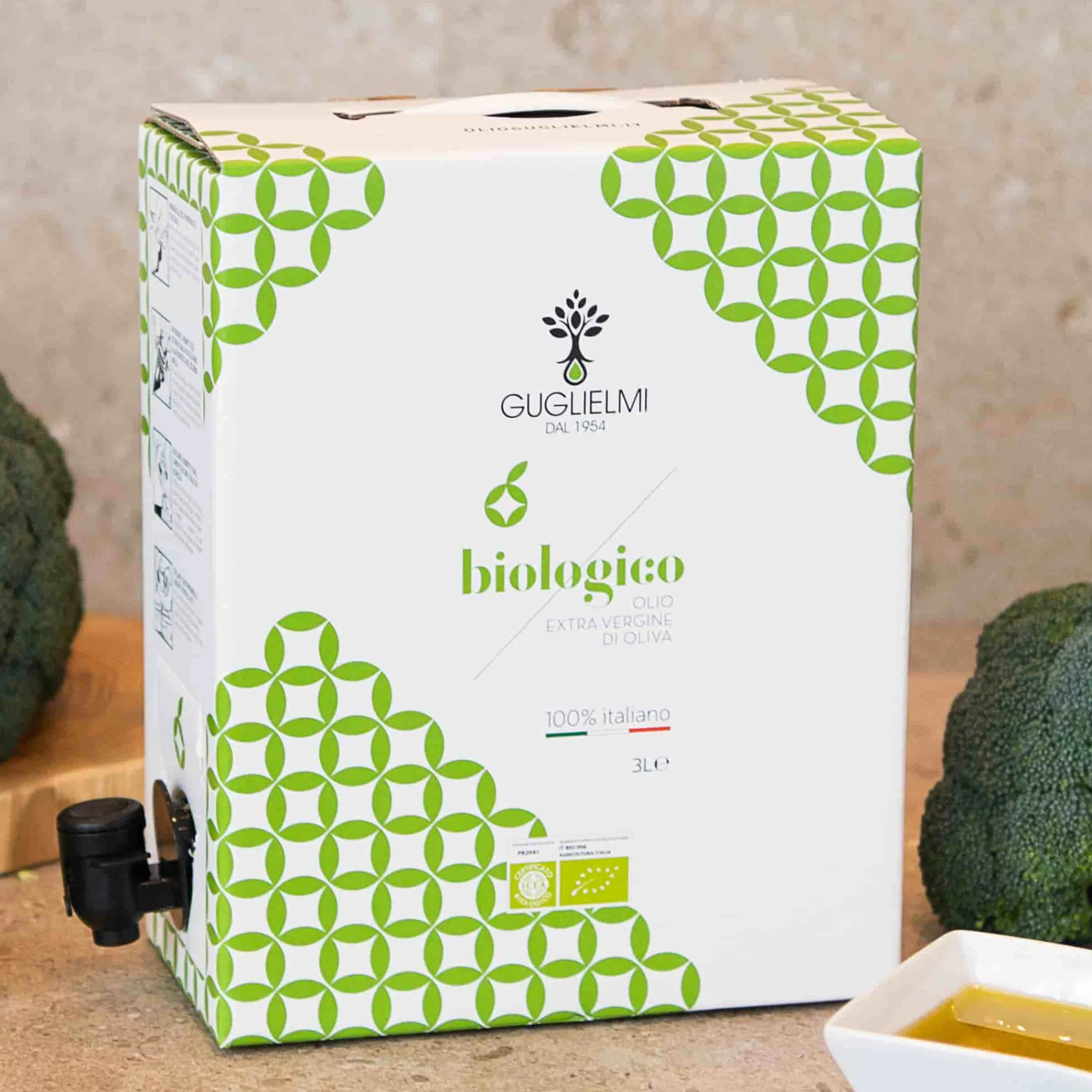 Olio Guglielmi Monogram Organic Extra Virgin Olive Oil