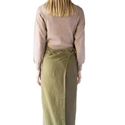 Linen Tales Olive Chef Linen Apron