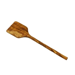 Naturally Med Olive Wood Short Spatula, 30cm
