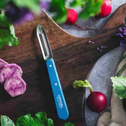 Opinel No 115 Blue Beechwood Handle Peeler, 6cm Discount