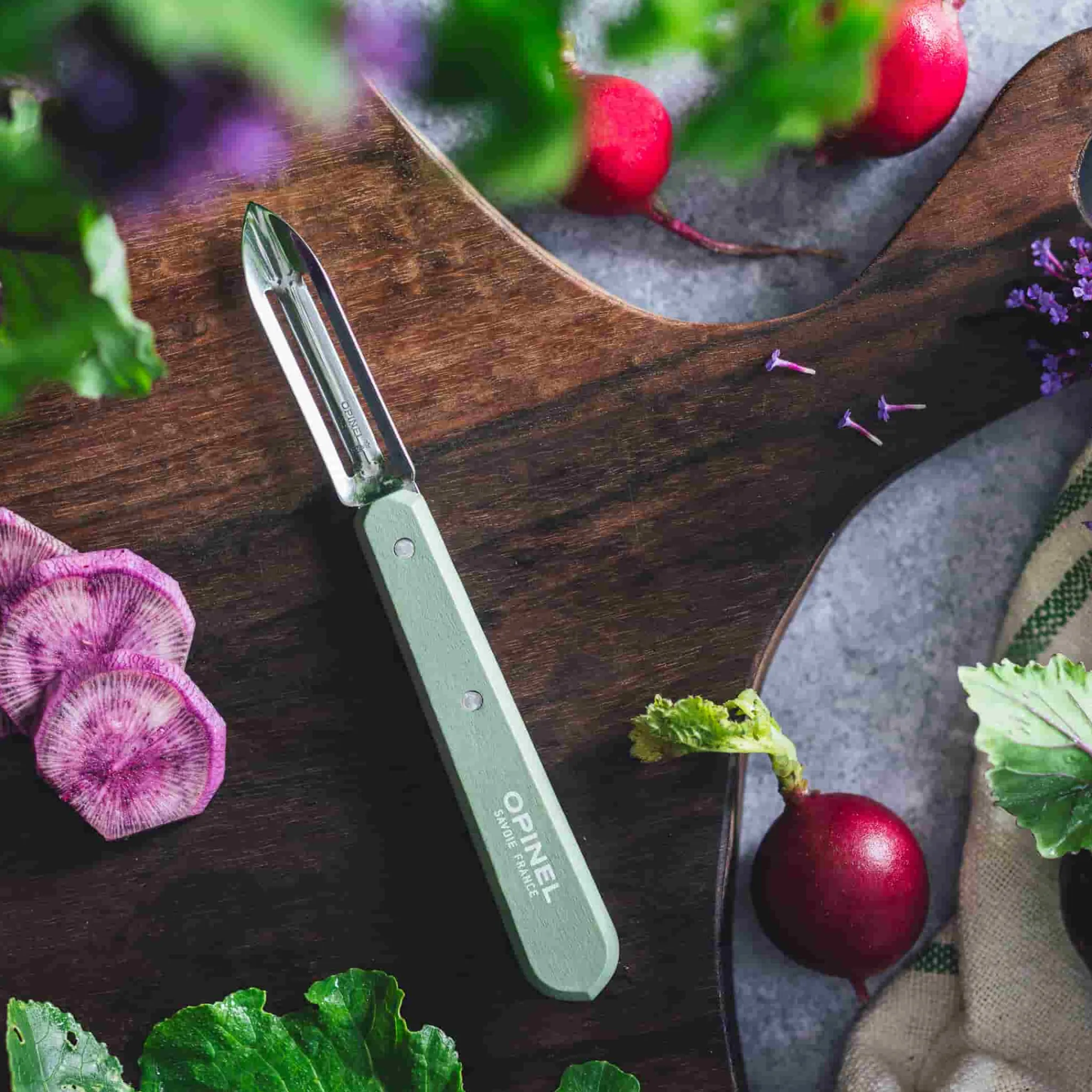 Opinel No 115 Sage Beechwood Handle Peeler, 6cm Best