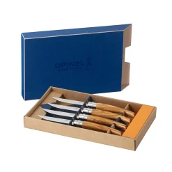 Opinel Olivewood Deluxe Steak Knife Box Set Hot