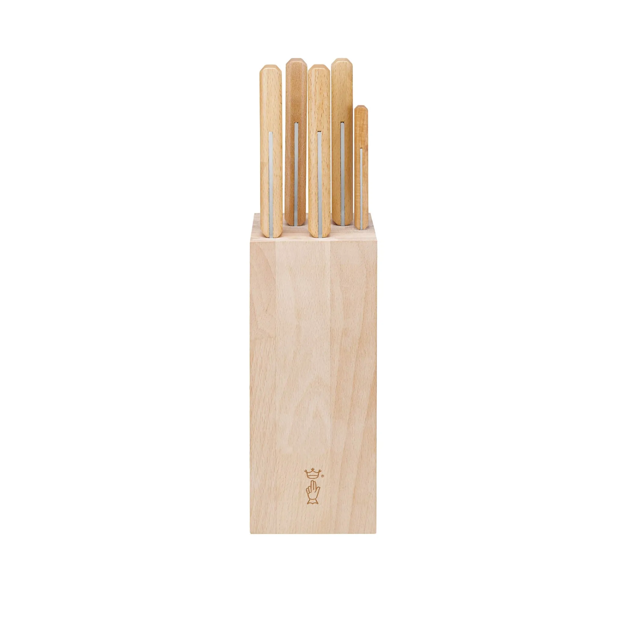 Opinel Parallele 5 Piece Knife Block Set Hot
