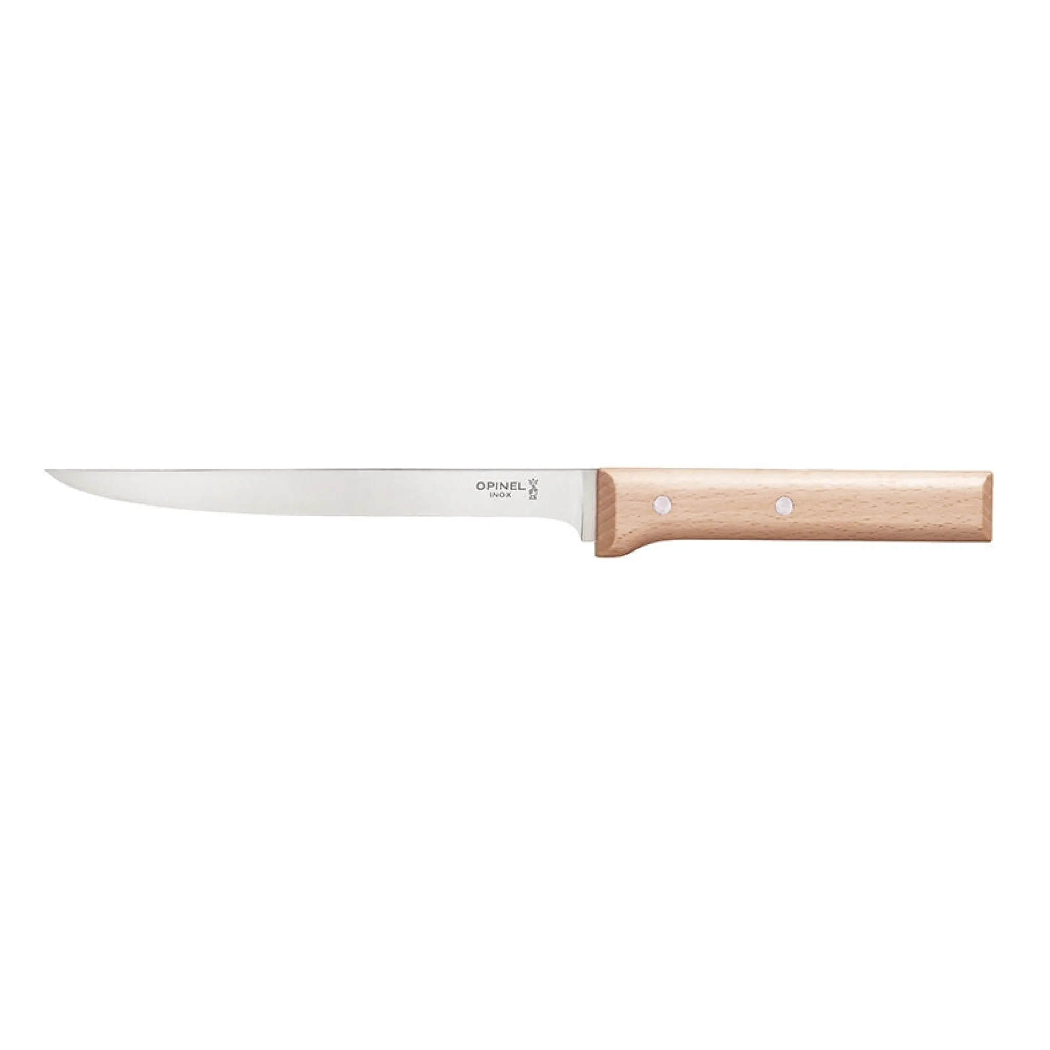 Opinel Parallele Beech Handle Filleting Knife N.121 Clearance