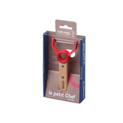 Opinel Red Le Petit Chef Children's Vegetable Peeler