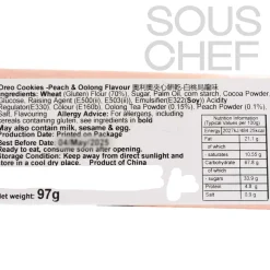 Oreo Peach & Oolong Cookies, 97g Discount