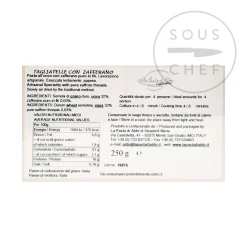 Pasta di Aldo Saffron Tagliatelle Egg Pasta, 250g