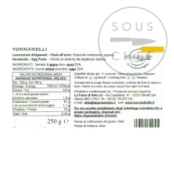 Pasta di Aldo Tonnarelli Egg Pasta - for Cacio Pepe, 250g Online