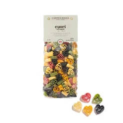 L'Antica Madia Pasta L'Antica Multicolour Pasta Hearts Cuori, 500g Sale