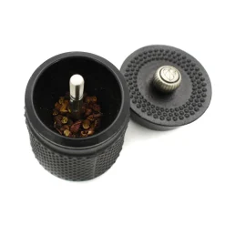 Peugeot Bali Fonte Cast Iron Pepper Mill Black, 8cm Hot