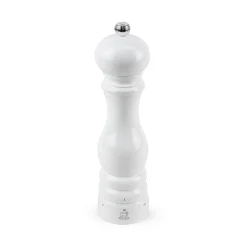 Peugeot Paris White Lacquered Salt Mill, 22cm