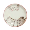 Kiji Stoneware & Ceramics Pink Lucky Cat Japanese Side Plate, 19.5cm Discount